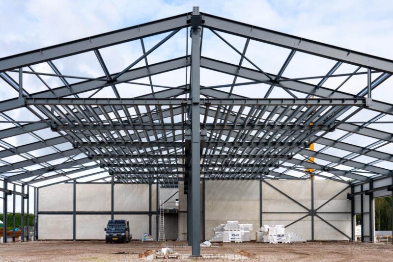 Nieuwbouw bedrijfshal Vredo - Dodewaard